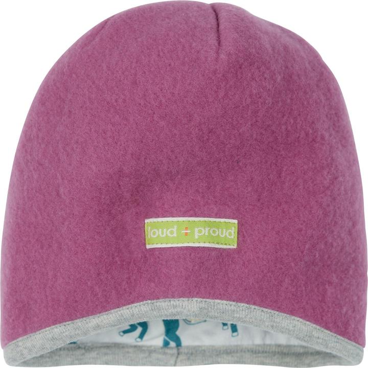 Produktbild loud + proud Mütze Wollfleece Grape (74/80)