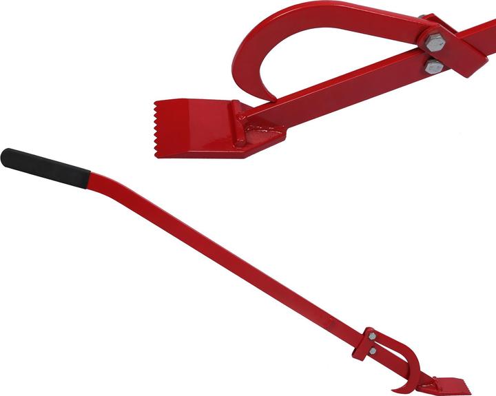 Image du produit Wiltec Tourne-grumes pour grumes max. 250 mm, Aide-abattage universelle soutient tronçonneuse Retournement