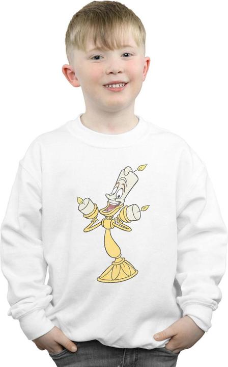 Image du produit Disney - Sweat BEAUTY AND THE BEAST LUMIERE DISTRESSED - Garçon (152, 158)