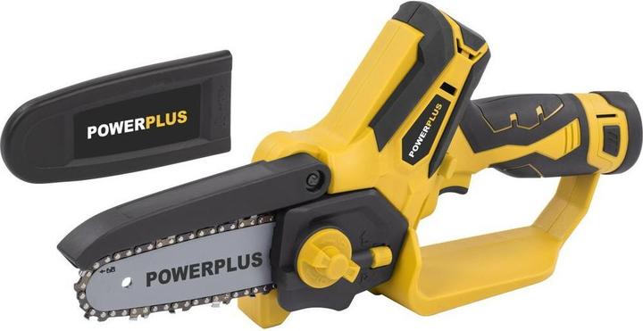 Actual product image Powerplus Cordless branch saw 12V 100mm - incl. 2 rechargeable batteries 12V 2.0Ah and charger (Battery chain saw)