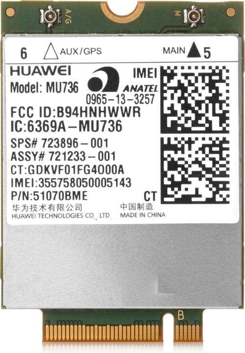 Actual product image HP hs3110 HSPA+ Mobile Broadband Module (Mini PCI Express)