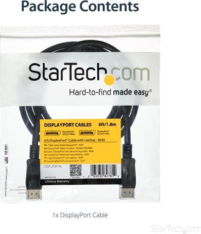 Immagine prodotto StarTech DisplayPort — DisplayPort (1.80 m, DisplayPort)