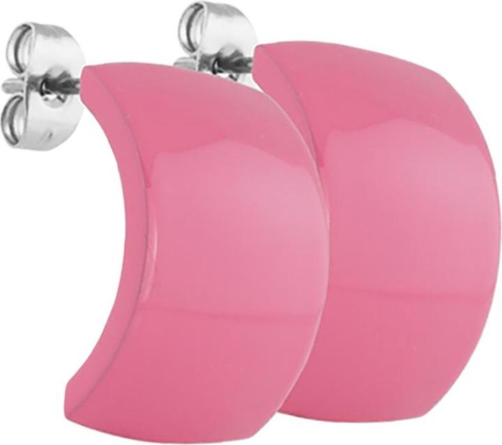 Image du produit Star Piercing Boucles d'oreilles rose bouclier (sans laiton, Acier chirurgical 316L)