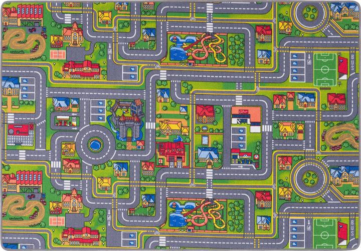 Image du produit Pergamon Strassenteppich Beidseitig Strassenlandschaften (160 x 160 cm)
