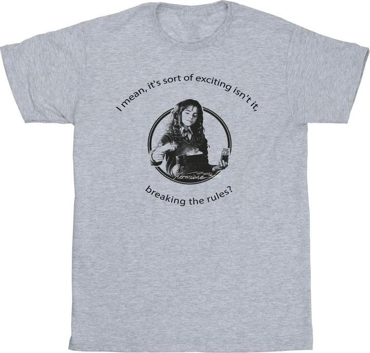 Actual product image Mens Hermione Breaking The Rules T-Shirt (S)