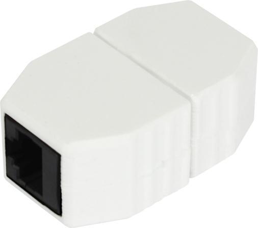 Produktbild Allnet RJ45 magnetische Sicherungskupplung, Abwurfbuchse, PoE fähig, bis zu 10GBit (Netzwerk Kupplung)