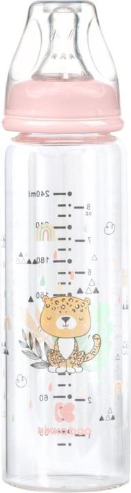 Actual product image Kikkaboo Baby biberon en verre Savanna (240 ml)