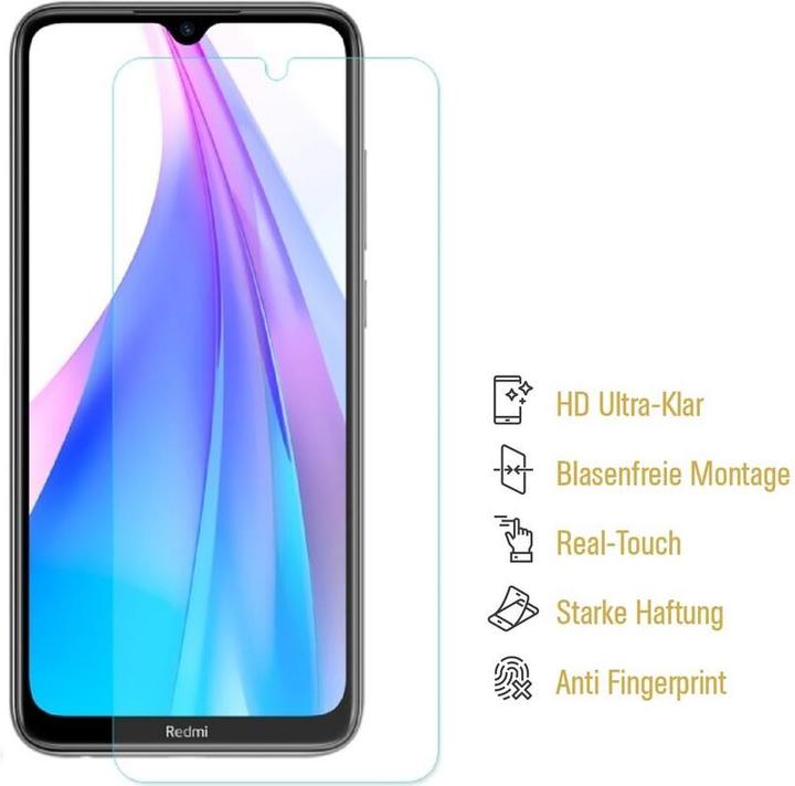 Actual product image Protectorking 6x Premium screen protector 3D CLEAR (6 Piece, Xiaomi Redmi Note 8)
