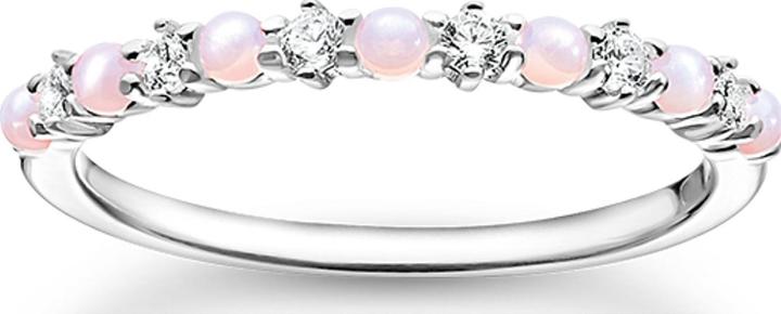 Produktbild Thomas Sabo Ring Rosa und weisse Steine (52, 925 Silber)