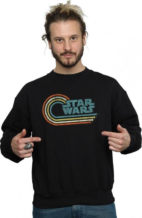 Immagine prodotto Star Wars Retro Wave Logo Felpa Uomo (XXL)