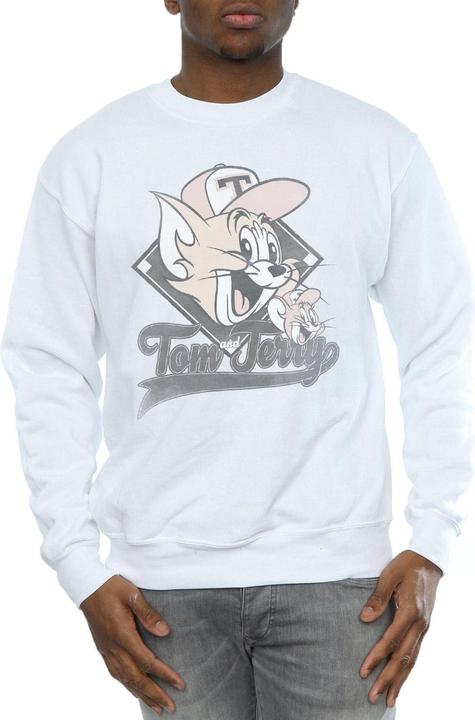 Actual product image Tom & Jerry Mens Baseball Caps Sweatshirt (L)
