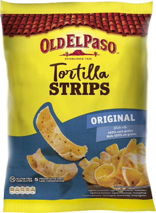 Actual product image Old El Paso Tortilla Strips Original 185 g (195 g)