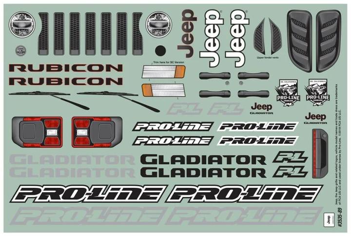 Actual product image Pro-Line Gladiator