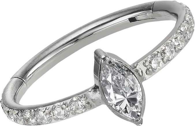 Produktbild Bijouteria Ohrpiercing (Titan, Kristall)