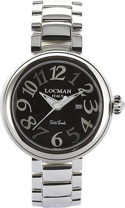 Immagine prodotto Locman Italia Orologio da donna Tutto Tondo 40 mm nero Ref. 0360 (Orologio da polso analogico, 40 mm)