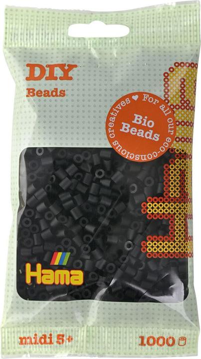 Immagine prodotto Hama Perline organiche da stirare - Nero (018), 1000 pezzi.