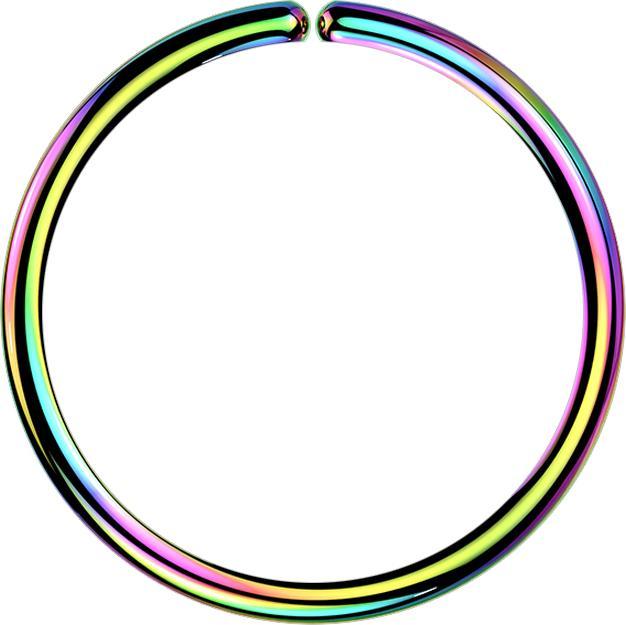 Produktbild Star Piercing Micro Piercing Ring farbig (Chirurgenstahl 316L)