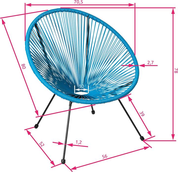 Actual product image tectake Santana