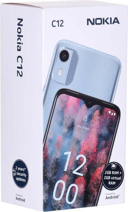 Immagine prodotto Nokia C12 (64 GB, Charcoal, 6.30", Doppia SIM, 8 Mpx, 4G)
