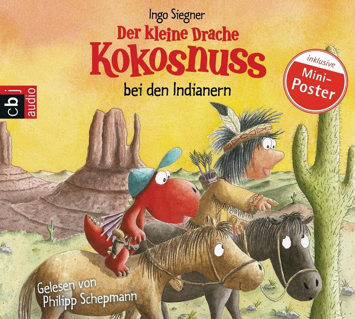 The little dragon Coconut with the Indians (Ingo Siegner, German)