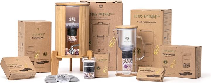 Actual product image Lotus Vita Glass filter jug Katara Natura Plus