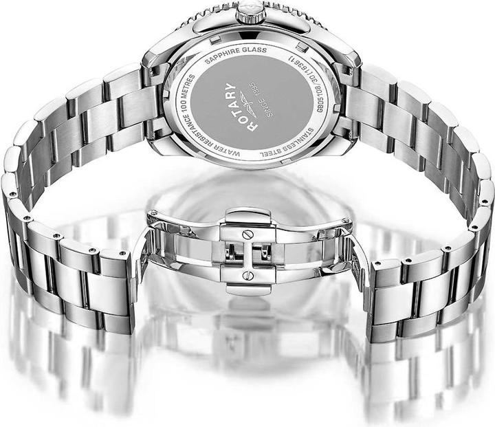 Image du produit Rotary GB05108/30 Henley Montre Homme GMT 42mm 10ATM (Montre analogique, 42 mm)