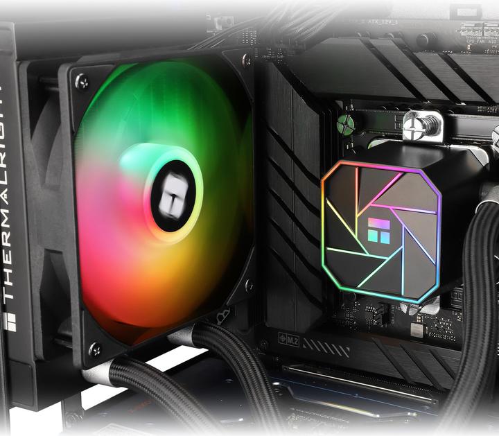 Actual product image Thermalright Aqua Elite 120 V3 Black ARGB - CPU water cooling - Max 26 dBA
