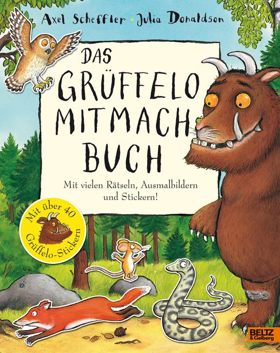 Produktbild Das Grüffelo-Mitmachbuch (Deutsch, Axel Scheffler, Julia Donaldson, 2018)