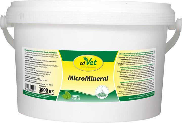 Image du produit cdVet Complément alimentaire pour chiens MicroMineral, chien & chat, 150 g (Junior, Senior, Adulte, 1 pcs, 150 g)