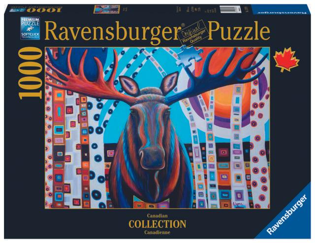 Produktbild Ravensburger 1000 Piece Puzzle - Canadian Collection: Winter Moose (1000 Teile)