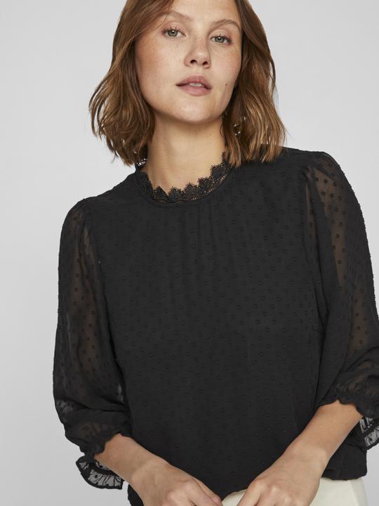 Actual product image Vila Dotted top with 3/4-length sleeves (36)