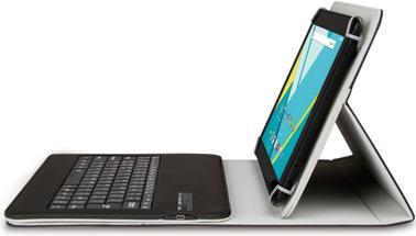Immagine prodotto Hamlet Universal Cover 101 KBT2 custodia universale con tastiera bluetooth removibile per tablet da (Ing. Int.)