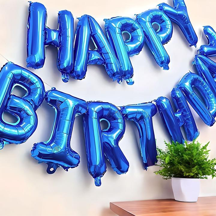 Image du produit Hermex Ballon Lettre A Bleu Fête d'anniversaire Ballon Folienballon 40cm (1 x)