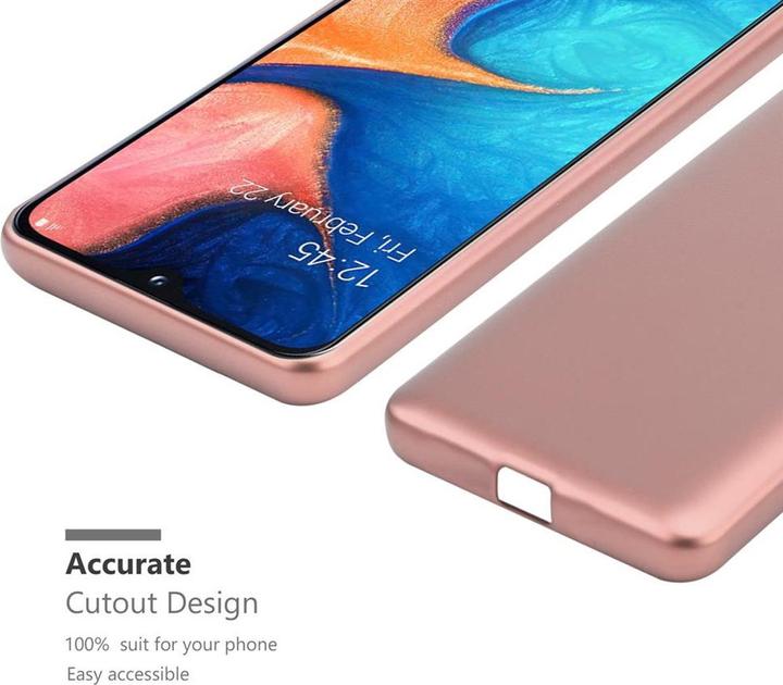Actual product image Cadorabo TPU Matt Metallic Cover (Samsung Galaxy A20e, Samsung Galaxy A10e)