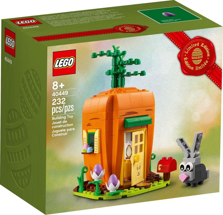 Image du produit LEGO Maison de la carotte du lapin de Pâques (40449, LEGO difficiles à trouver)