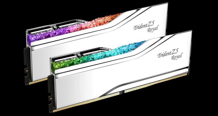 Image du produit G.Skill D564GB 6000-28 TZ5 Royal Silver sr GSK (F5-6000J2836G32GX2-TR5S) (2 x 32GB, 6000 MHz, RAM DDR5, DIMM)