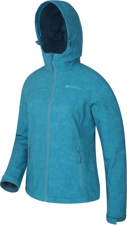 Produktbild Mountain Warehouse Womens/Ladies Exodus Printed Water Resistant Soft Shell Jacket (30)