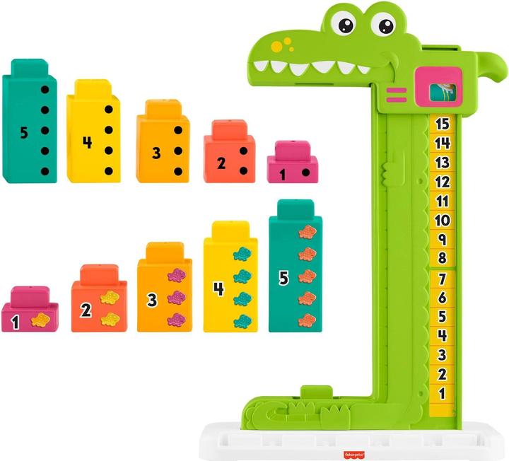 Immagine prodotto Fisher-Price Mein Zahlen-Krokodil (Tedesco, Francese, Svizzero-tedesco, Italiano, Inglese)