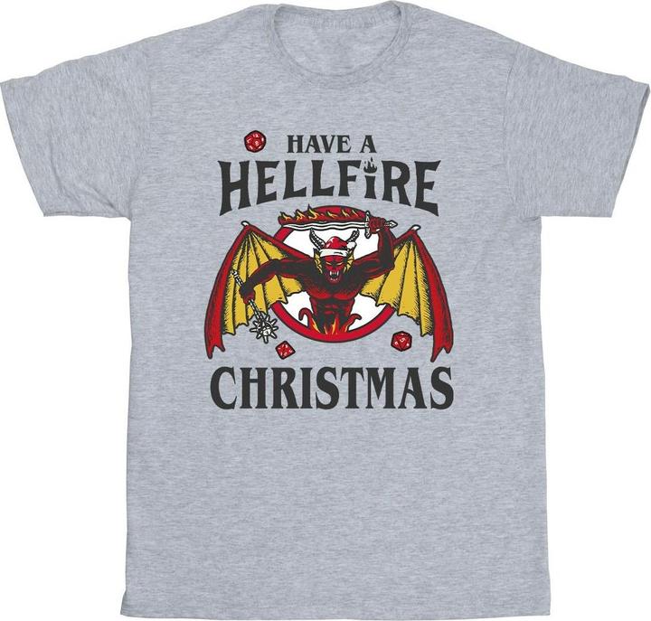 Immagine prodotto Netflix Stranger Things Hellfire Christmas Maglietta Ragazze (128)