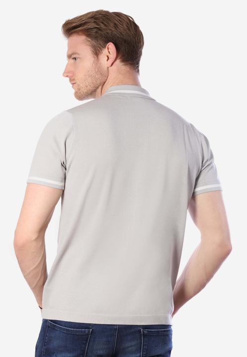 Immagine prodotto Bellemere Polo in Tencel con dettaglio a righe (S)