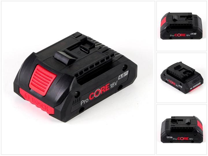 1x batteria Bosch GBA 18 V 4,0 Ah ProCORE (1600A016GB)