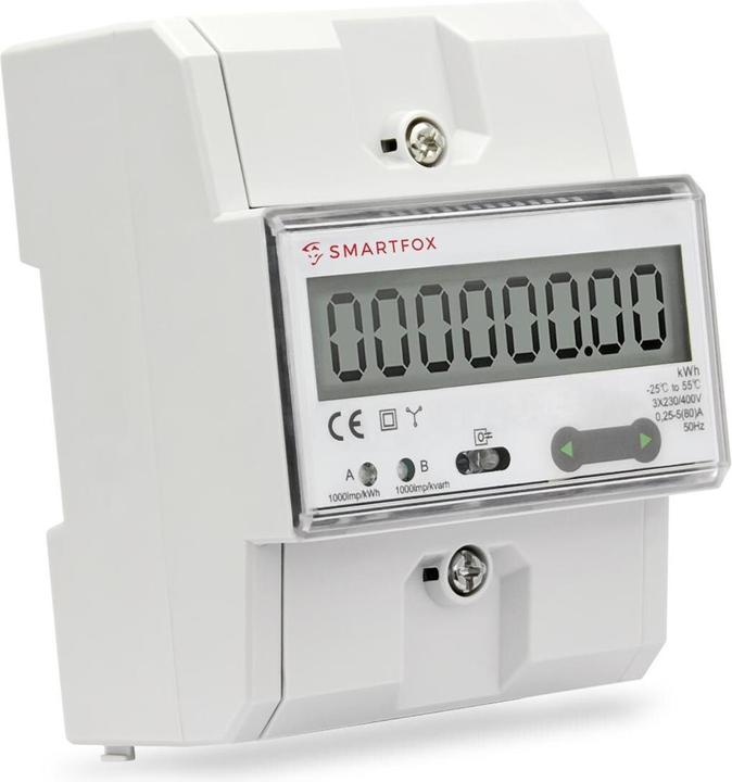 Image du produit Smartfox 3-PH. 80A RS485 S0 1000IMP/KWH ( ENERGYMETER)