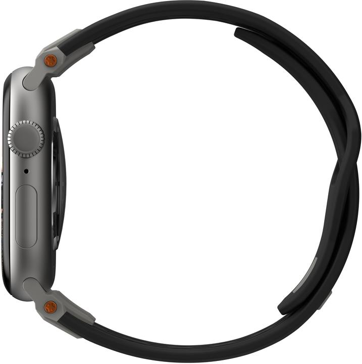 Produktbild UAG Urban Armor Gear Monarch Strap| Apple Watch Ultra/42/44/45/46mm| schwarz/titan (194158114036) (Silikon, Apple Watch)