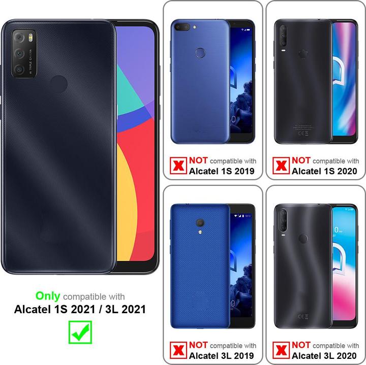 Produktbild Cadorabo Universale Schutzhülle Tasche mit Gürtelclip (Alcatel 1S (2021))