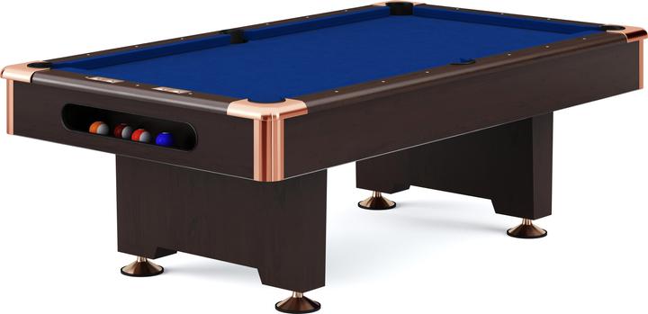 Actual product image Automaten Hoffmann Billiard table Club Pro III Walnut decor (254 x 127 cm)