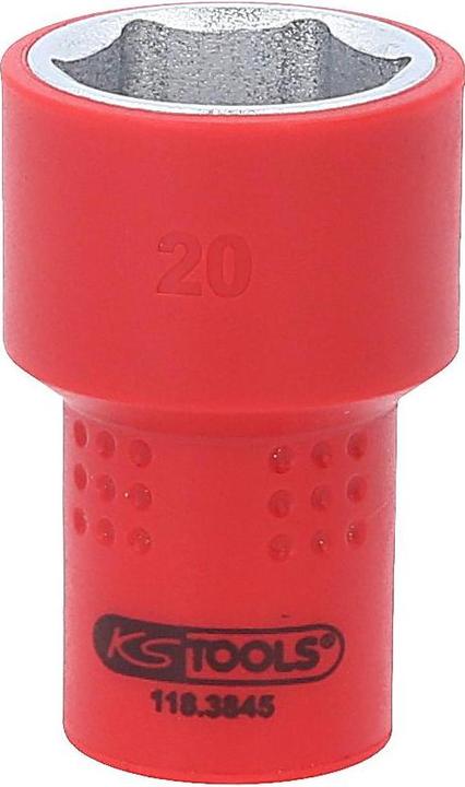 Produktbild KS Tools 3/8" Isolierte Stecknuss (20 mm)