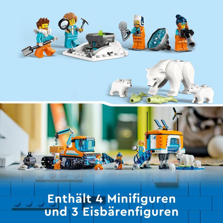 Produktbild LEGO City Arktis-Schneepflug mit mobilem Labor (60378, LEGO City)