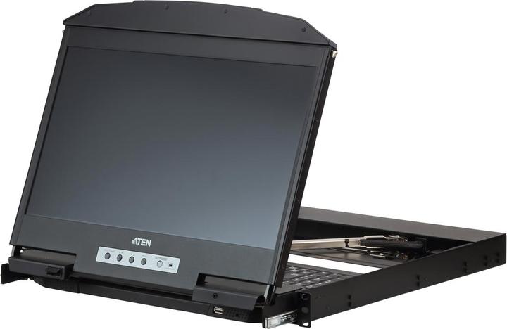 Produktbild Aten USB / HDMI / DVI / VGA-Konsole, max, TFT-LCD 20 ms, 350 cd/m², AC FR