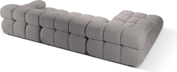 Image du produit Micadoni Canapé D'Angle Gauche Modulaire Velours, "Bellis", 4 Places, 282x155x70 Fabriqué en Europe (Canapé d'angle)