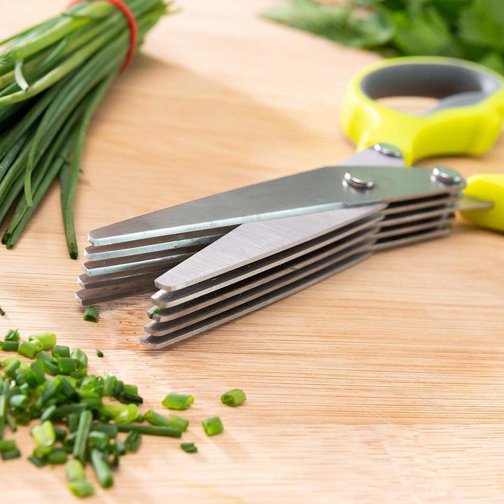 Produktbild InnovaGoods Kräuterschere mit 5 Klingen